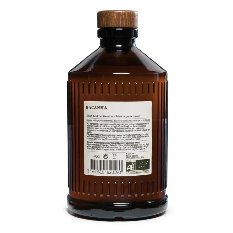 Syrop Bacanha o smaku miętowym [ORGANIC] - Image 2