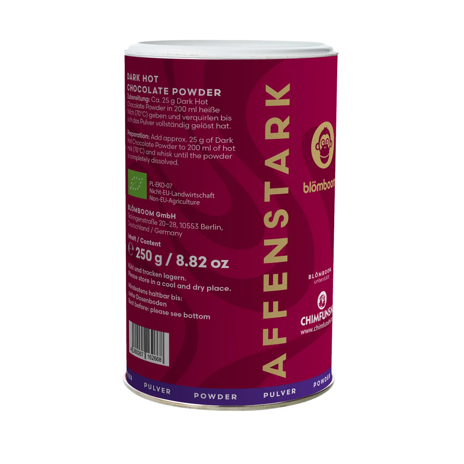Ciemna czekolada rozpuszczalna w proszku Blömboom 250g - Image 2
