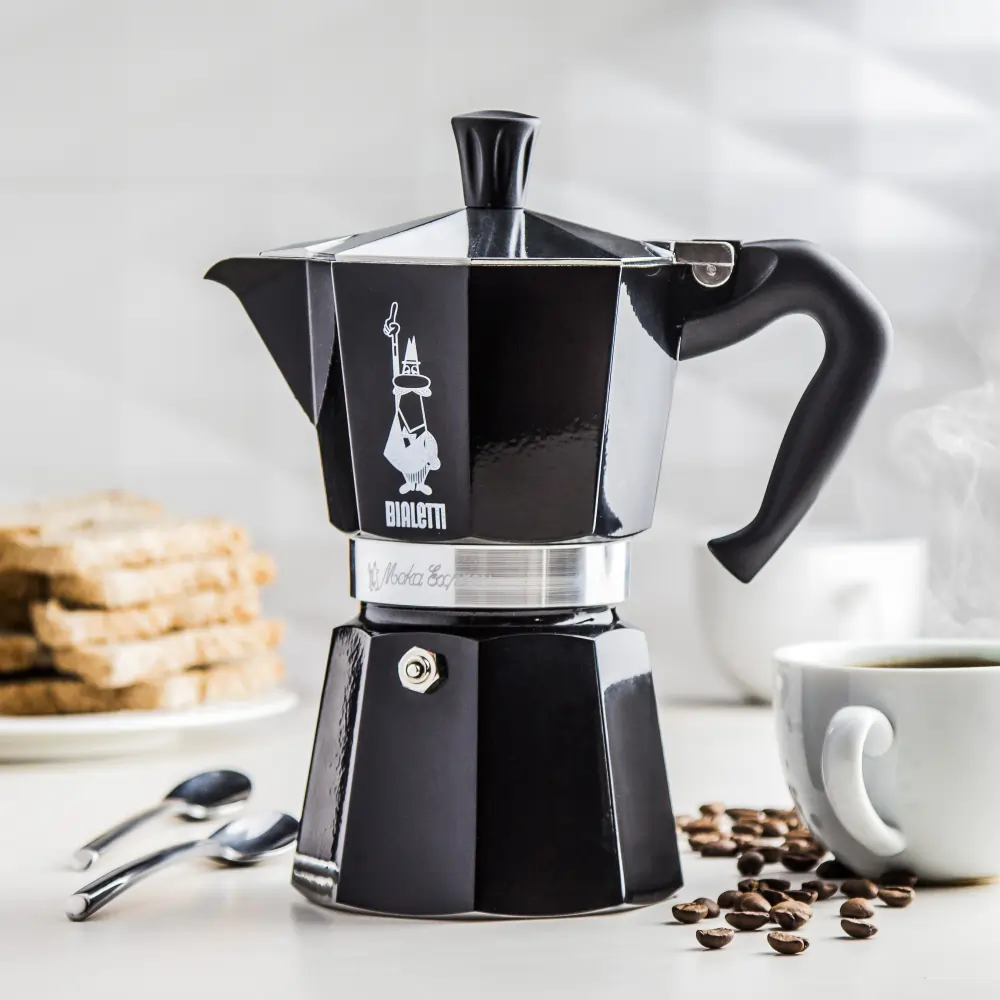 Kawiarka Bialetti Moka Express 6tz Czarna - Image 2