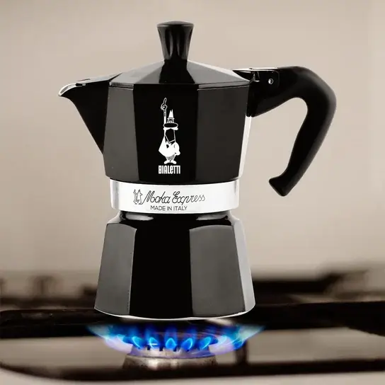 Kawiarka Bialetti Moka Express 6tz Czarna - Image 3
