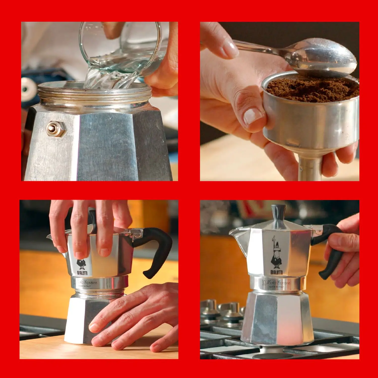 Kawiarka Bialetti Moka Express 6tz Czarna - Image 4