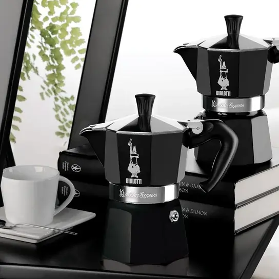 Kawiarka Bialetti Moka Express 6tz Czarna - Image 5