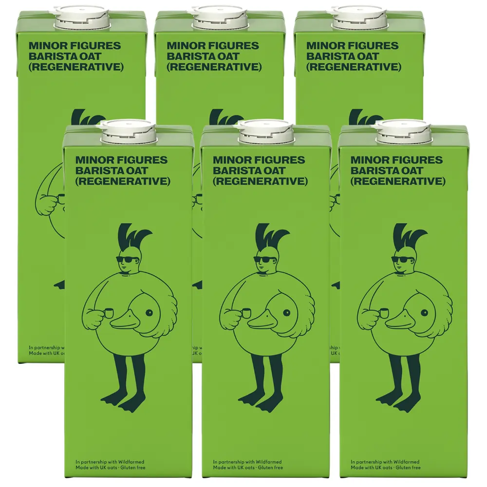 Napój Roślinny Minor Figures Barista Oat (Regenerative) 6 x 1L