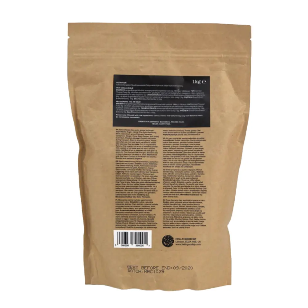 Mumbai Railway Chai - Masala Chai z Czarną Herbatą i Aromatycznymi Przyprawami 1kg - Image 2