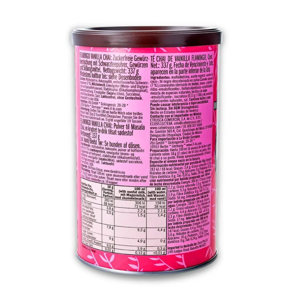 Przyprawa Chai Flamingo Vanilla David Rio 337 g - Image 7