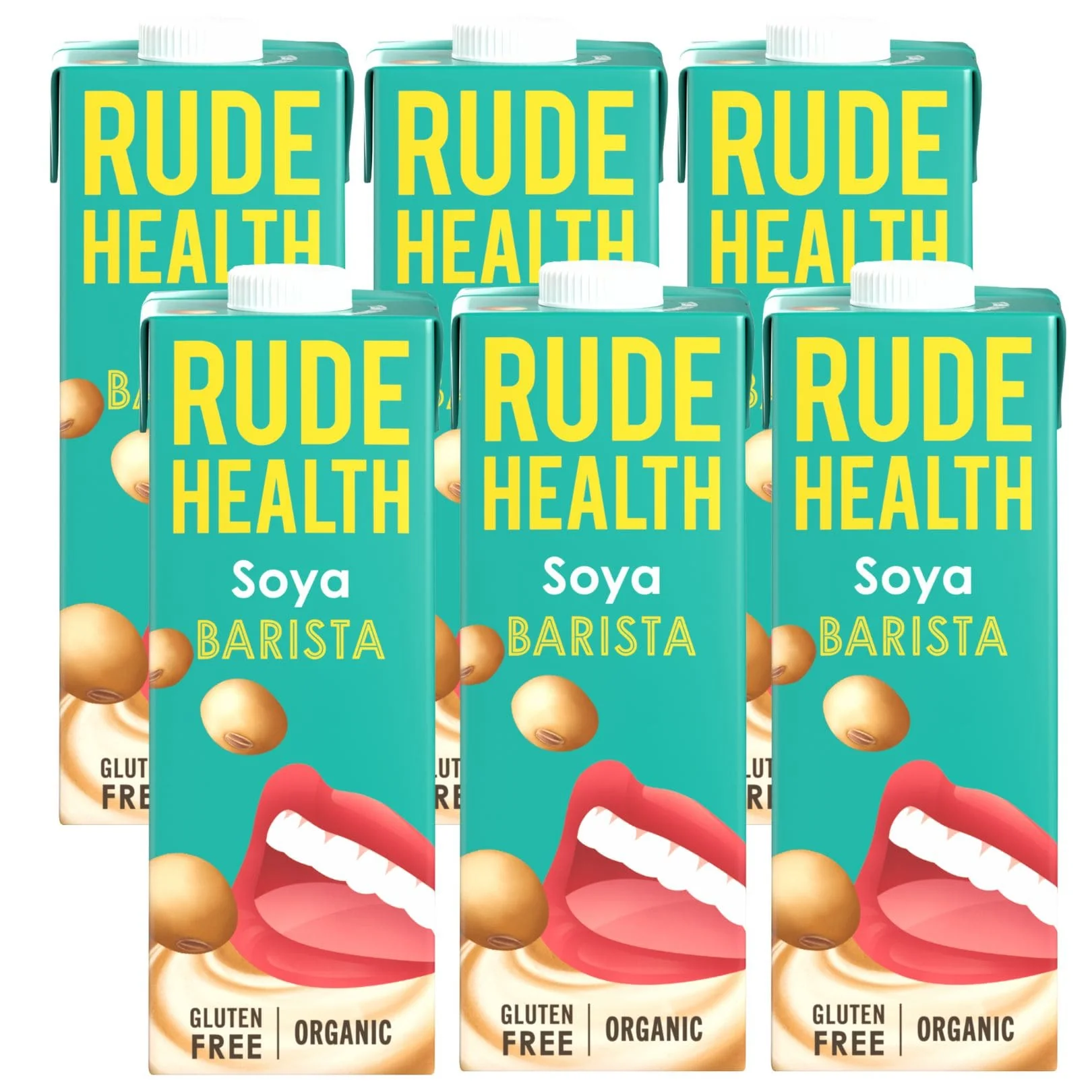 Rude Health Napój Roślinny Sojowy Barista 6 x 1L