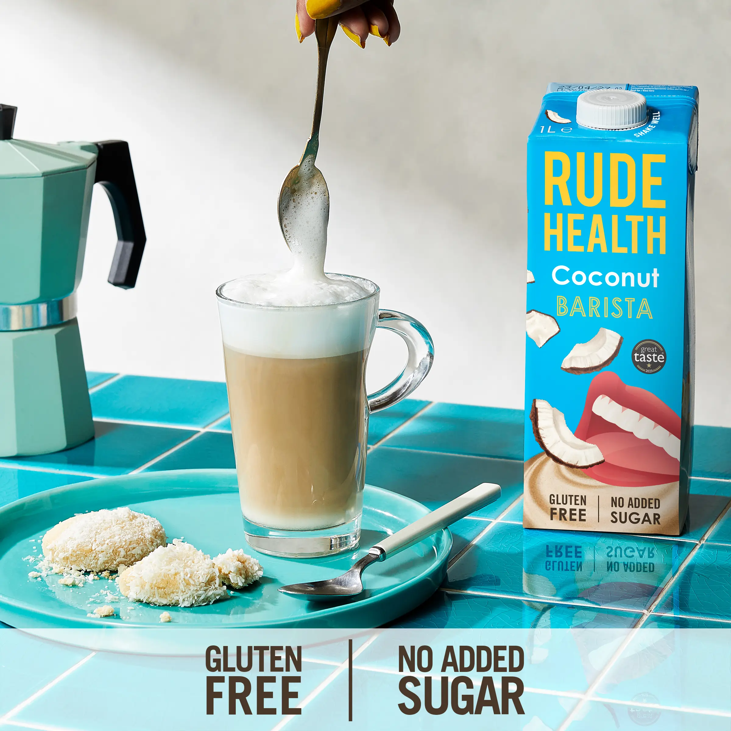 Rude Health Napój Roślinny Kokosowy Barista 1L - Image 2