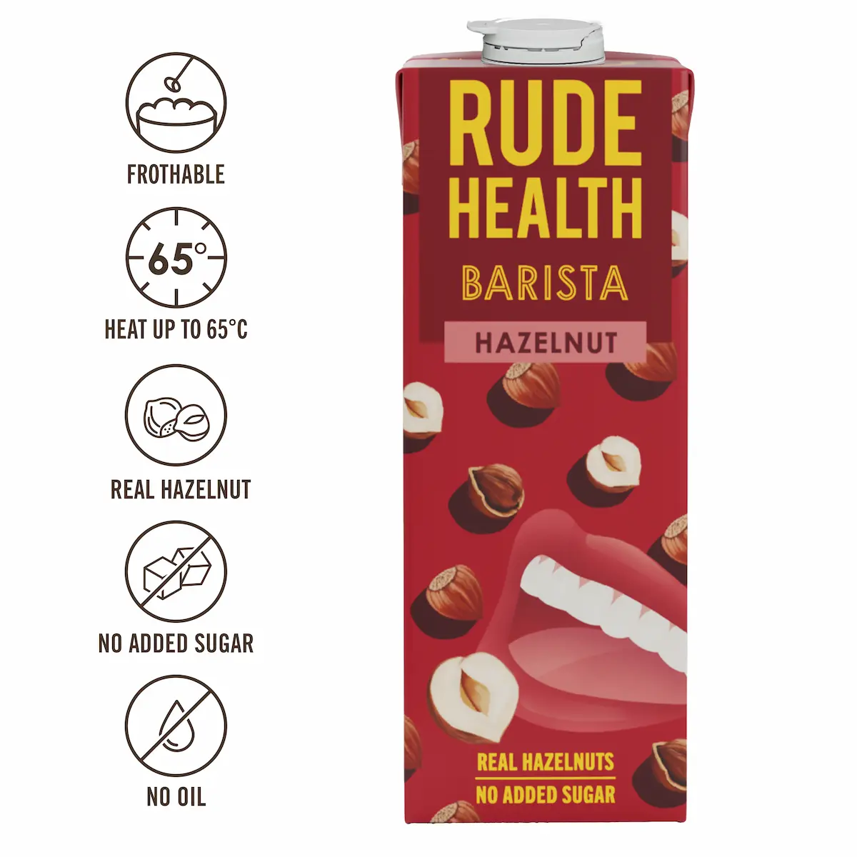 Rude Health Napój Roślinny Orzech Laskowy Barista 1L - Image 4