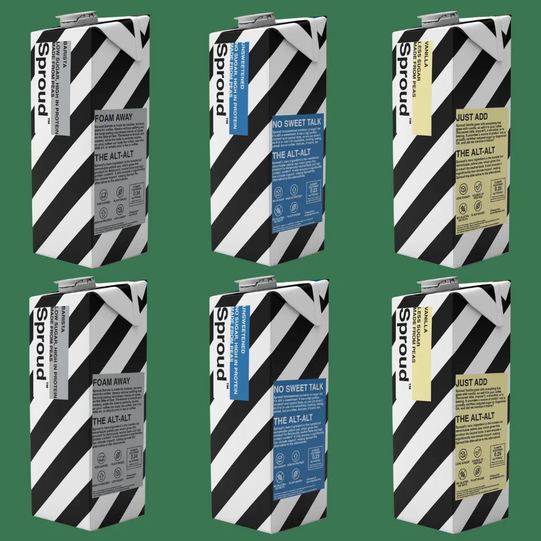 SPROUD Bestsellery zestaw testowy napojów roślinnych 6 x 1L