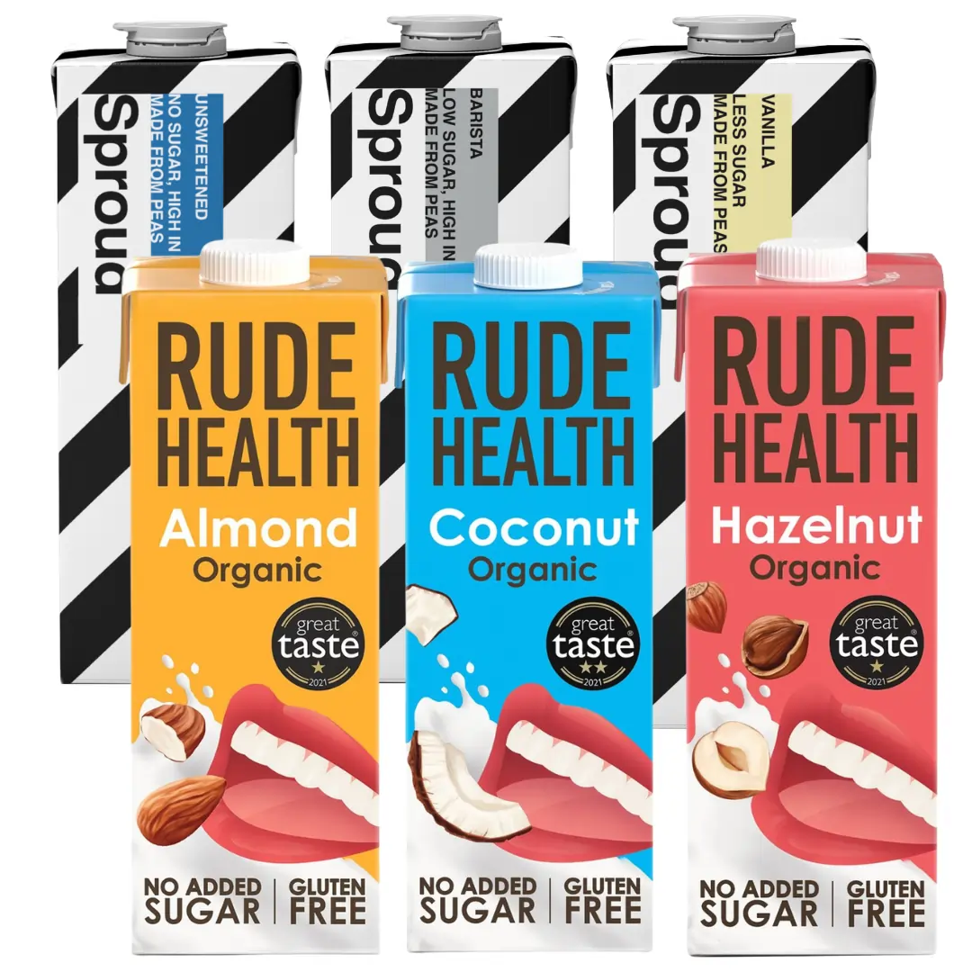 SPROUD | Rude Health Bestsellery zestaw napojów roślinnych 6 x 1L